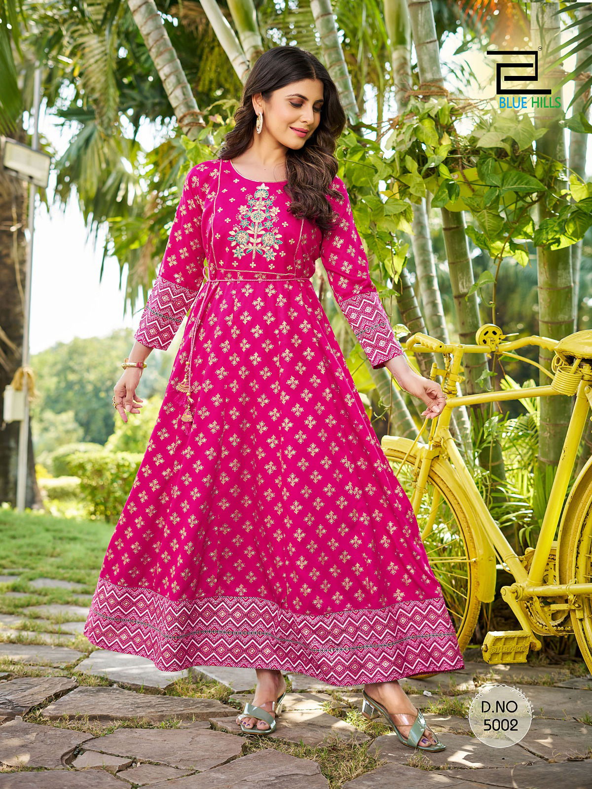 Blue Hills Sandwich Vol 5 Printed Anarkali Kurtis Catalog
